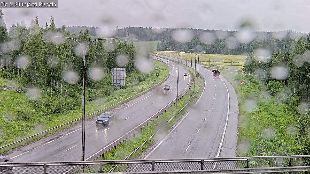 Weather Camera Image Road 5 Siilinjärvi, Rissala, Siilinjärvi, Pohjois-Savo