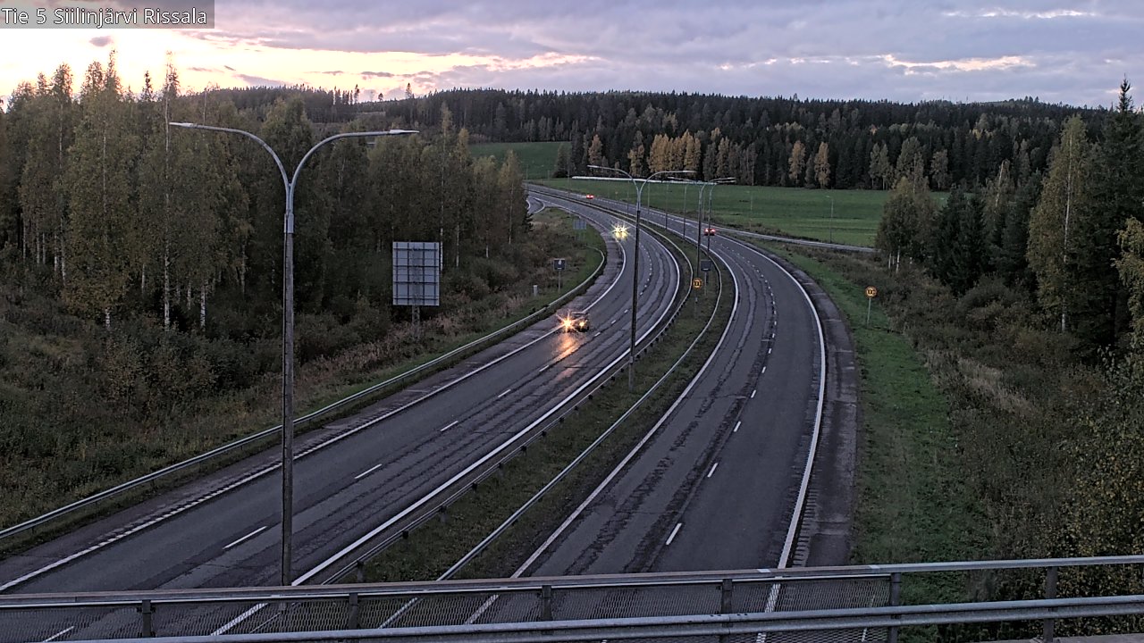 Weather Camera Image Road 5 Siilinjärvi, Rissala, Siilinjärvi, Pohjois-Savo