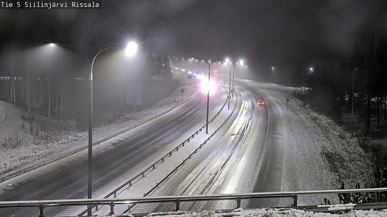 Weather Camera Image Road 5 Siilinjärvi, Rissala, Siilinjärvi, Pohjois-Savo