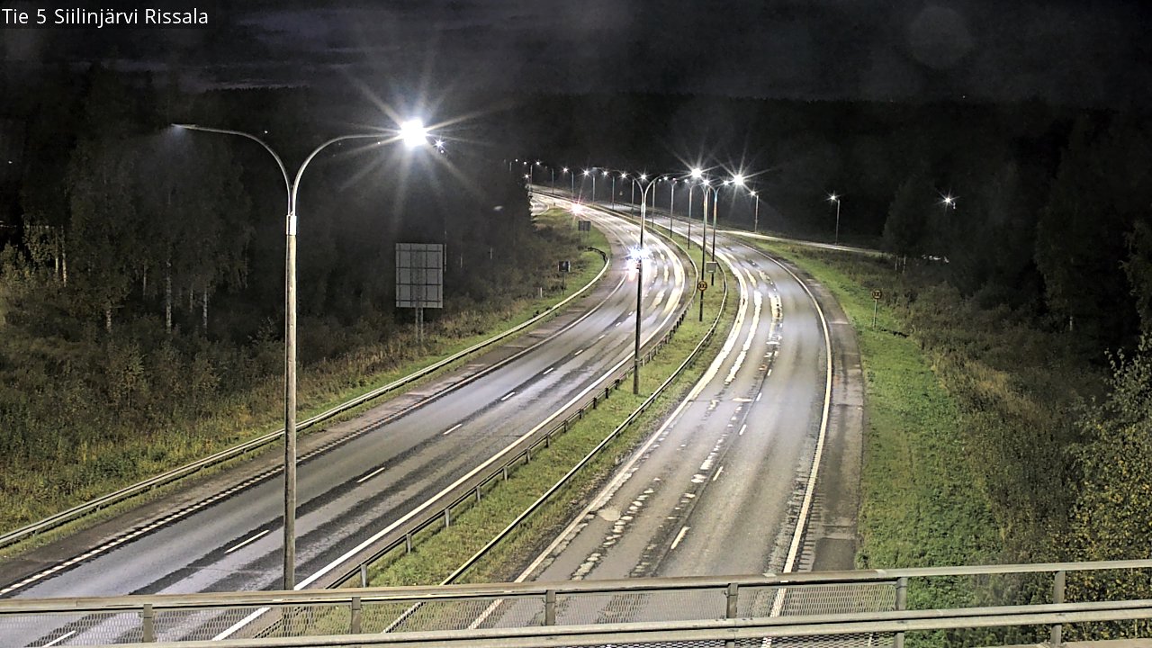 Weather Camera Image Road 5 Siilinjärvi, Rissala, Siilinjärvi, Pohjois-Savo