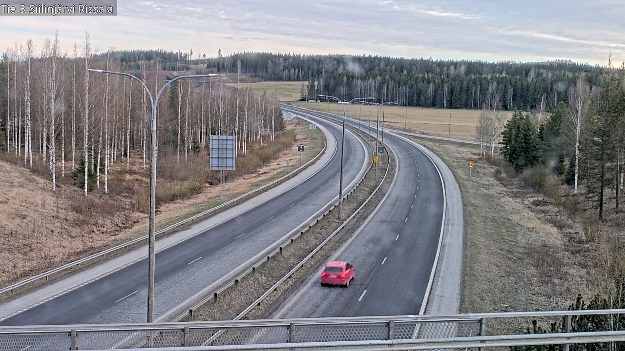 Weather Camera Image Väg 5 Siilinjärvi, Rissala, Siilinjärvi, Pohjois-Savo