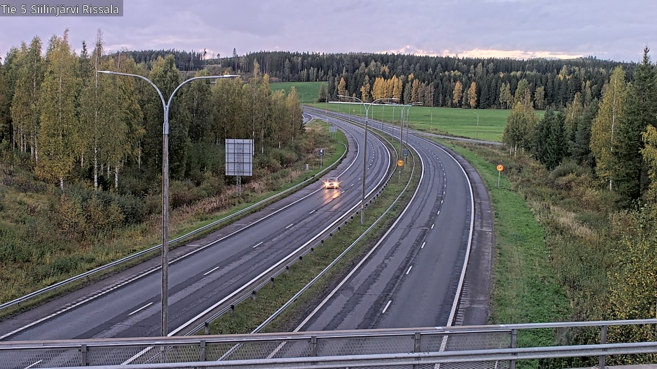 Weather Camera Image Road 5 Siilinjärvi, Rissala, Siilinjärvi, Pohjois-Savo