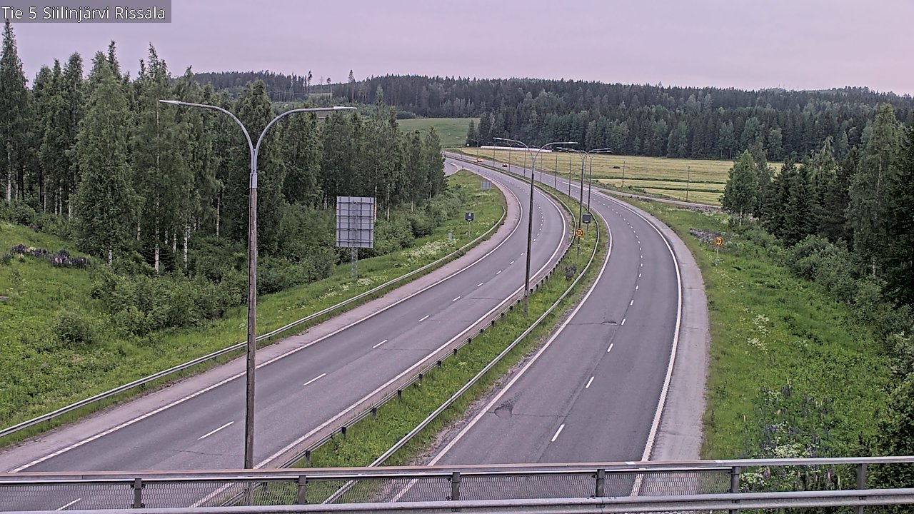Weather Camera Image Road 5 Siilinjärvi, Rissala, Siilinjärvi, Pohjois-Savo
