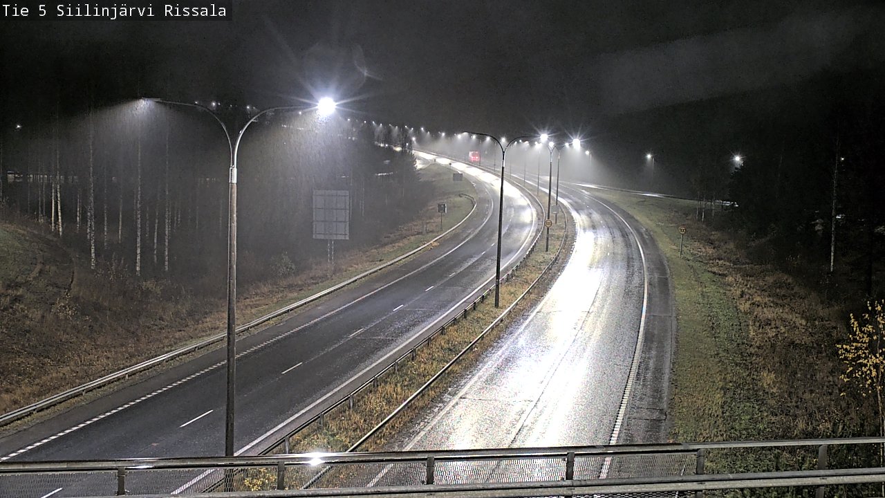Weather Camera Image Road 5 Siilinjärvi, Rissala, Siilinjärvi, Pohjois-Savo