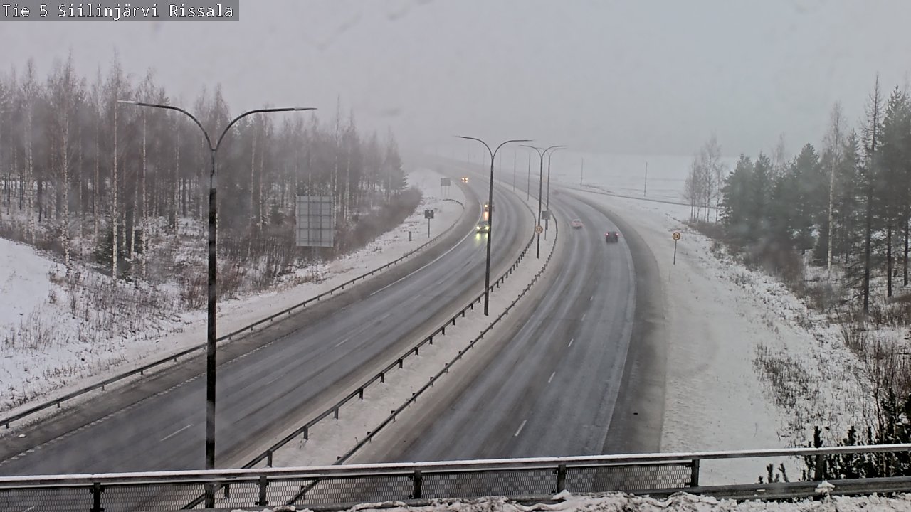 Weather Camera Image Road 5 Siilinjärvi, Rissala, Siilinjärvi, Pohjois-Savo