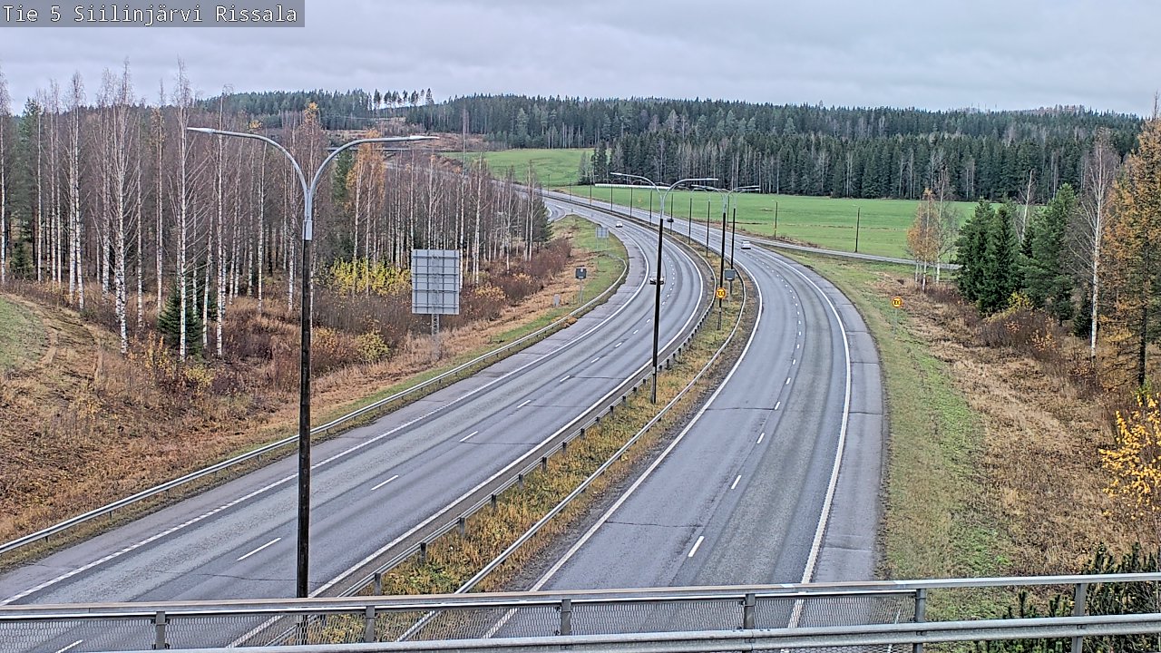 Weather Camera Image Väg 5 Siilinjärvi, Rissala, Siilinjärvi, Pohjois-Savo