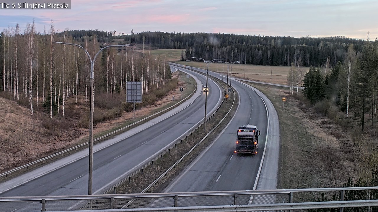 Weather Camera Image Road 5 Siilinjärvi, Rissala, Siilinjärvi, Pohjois-Savo