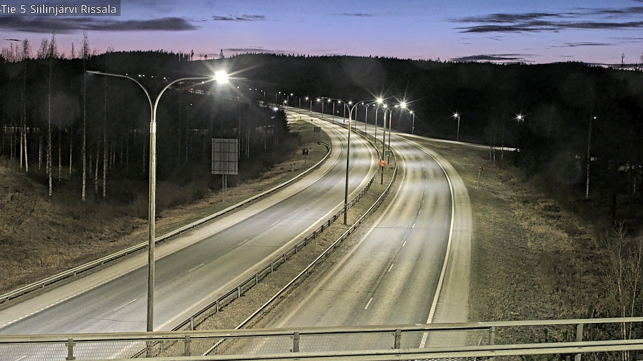 Weather Camera Image Väg 5 Siilinjärvi, Rissala, Siilinjärvi, Pohjois-Savo