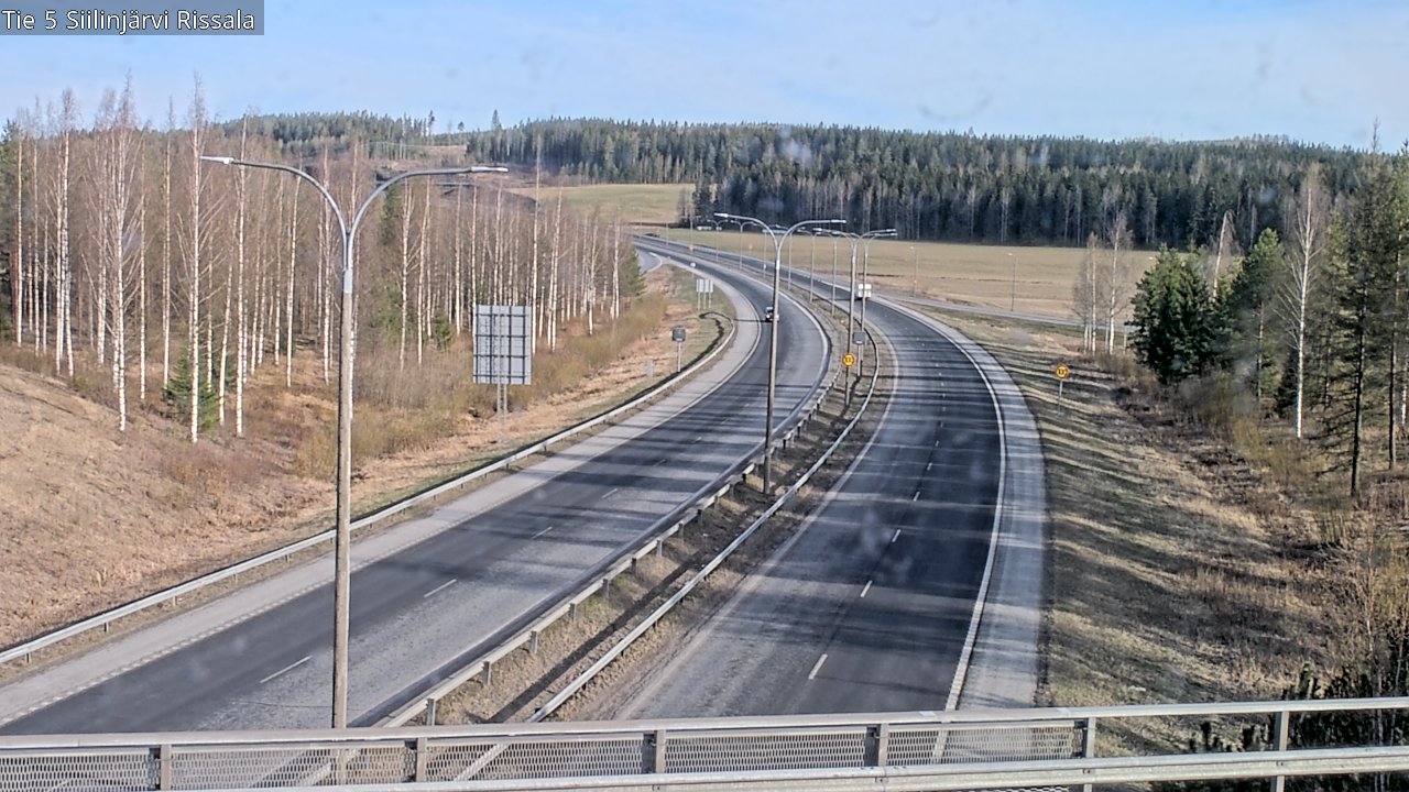 Weather Camera Image Väg 5 Siilinjärvi, Rissala, Siilinjärvi, Pohjois-Savo
