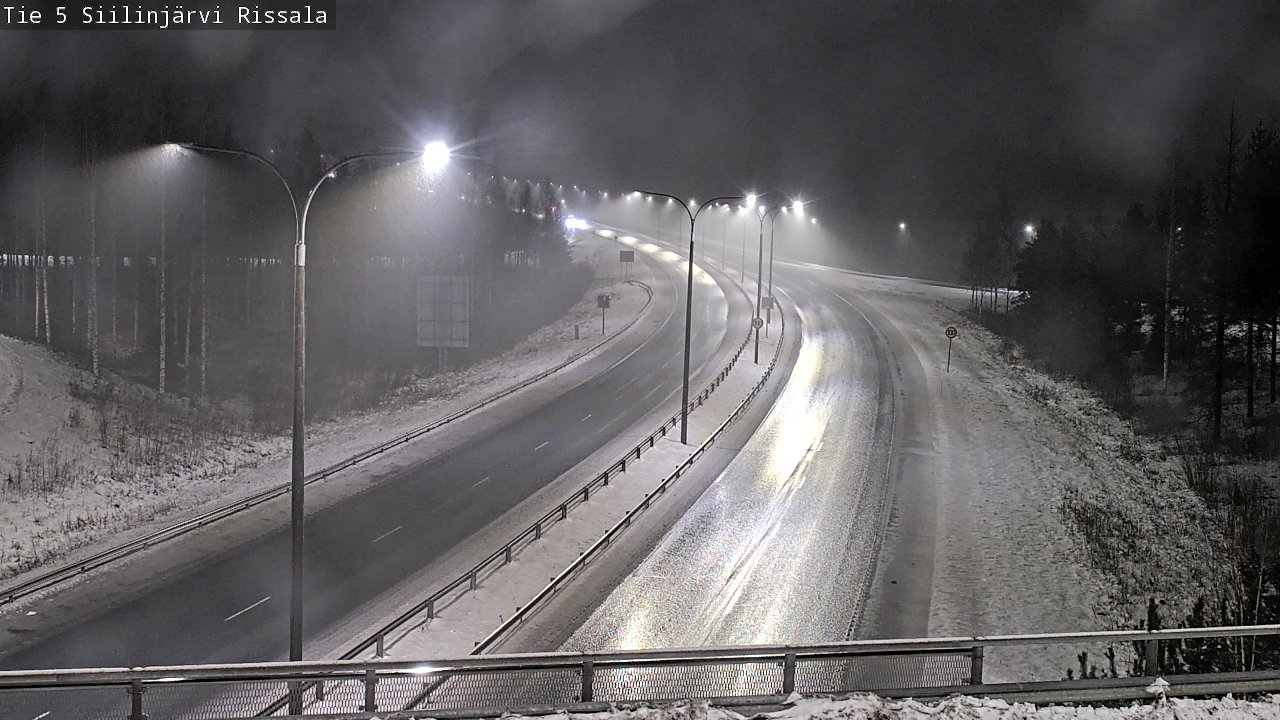 Weather Camera Image Road 5 Siilinjärvi, Rissala, Siilinjärvi, Pohjois-Savo
