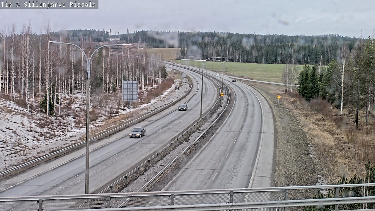 Weather Camera Image Road 5 Siilinjärvi, Rissala, Siilinjärvi, Pohjois-Savo