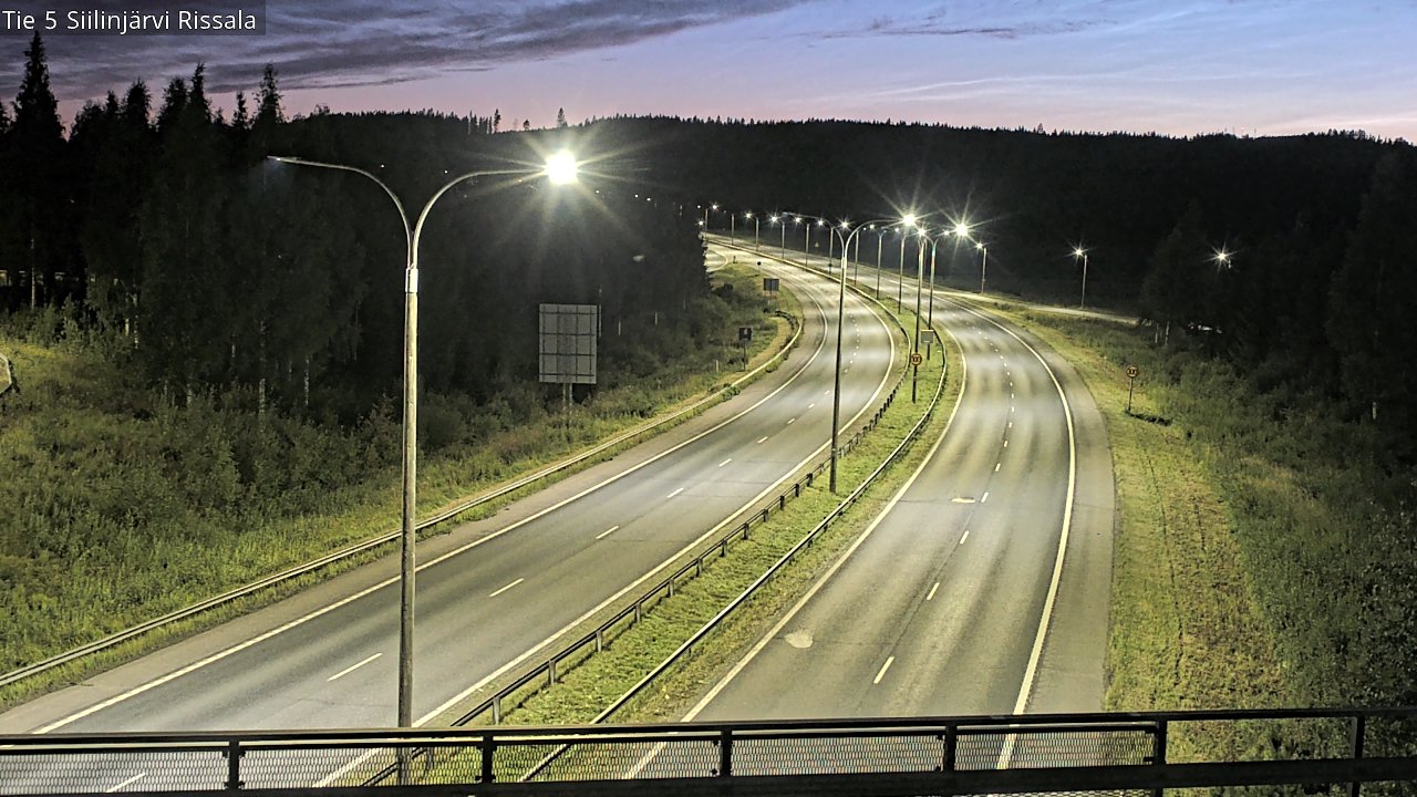 Weather Camera Image Road 5 Siilinjärvi, Rissala, Siilinjärvi, Pohjois-Savo