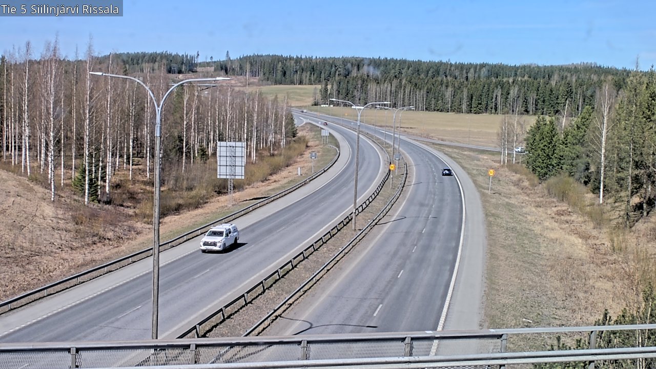 Weather Camera Image Väg 5 Siilinjärvi, Rissala, Siilinjärvi, Pohjois-Savo