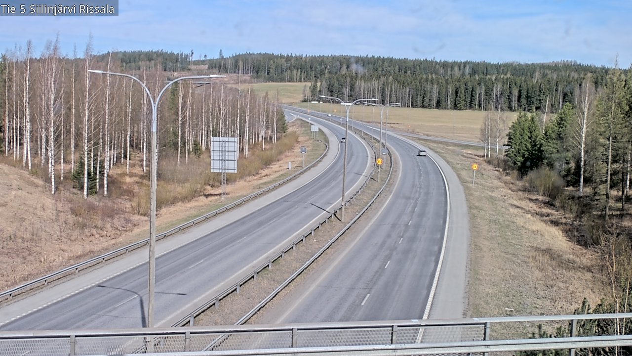 Weather Camera Image Väg 5 Siilinjärvi, Rissala, Siilinjärvi, Pohjois-Savo
