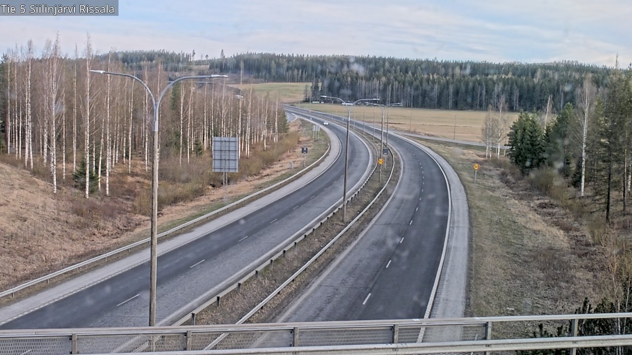 Weather Camera Image Väg 5 Siilinjärvi, Rissala, Siilinjärvi, Pohjois-Savo