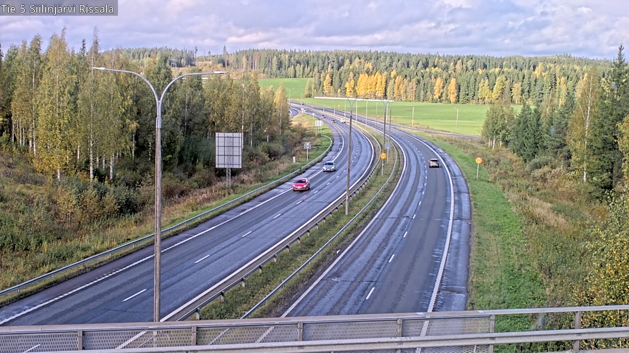 Weather Camera Image Road 5 Siilinjärvi, Rissala, Siilinjärvi, Pohjois-Savo
