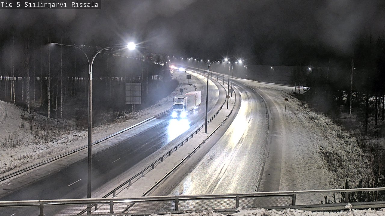 Weather Camera Image Road 5 Siilinjärvi, Rissala, Siilinjärvi, Pohjois-Savo