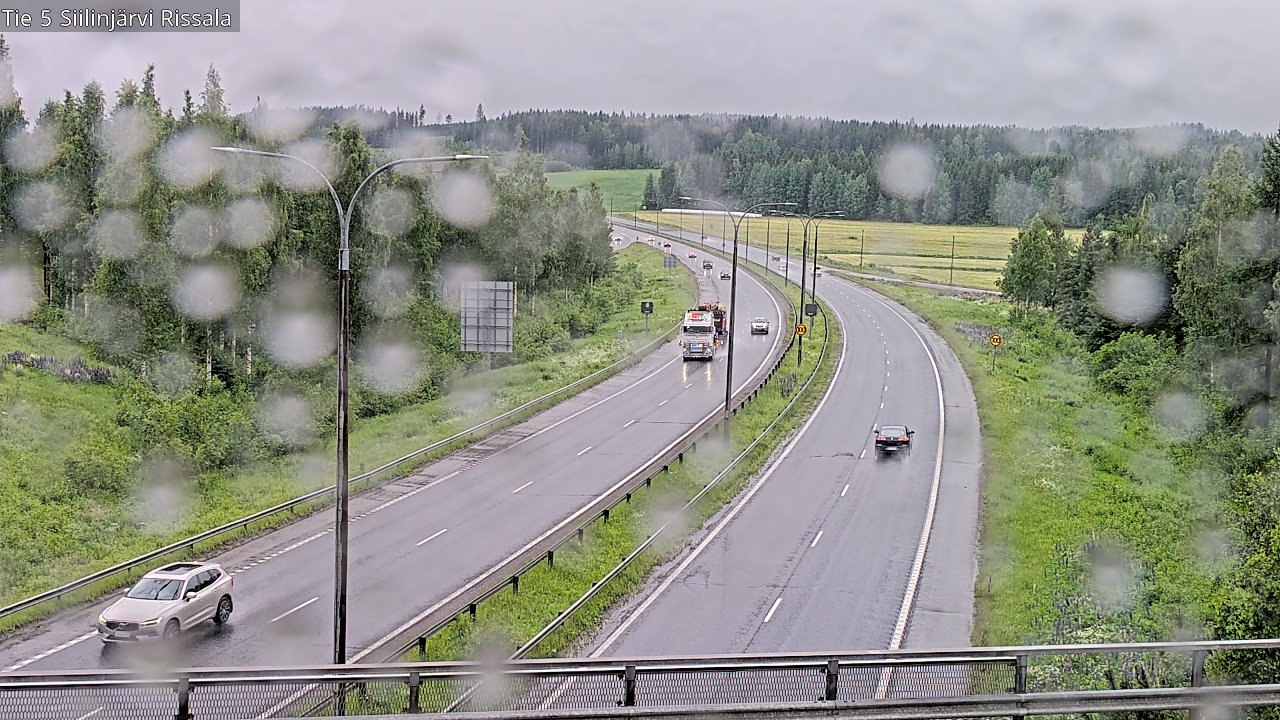 Weather Camera Image Väg 5 Siilinjärvi, Rissala, Siilinjärvi, Pohjois-Savo