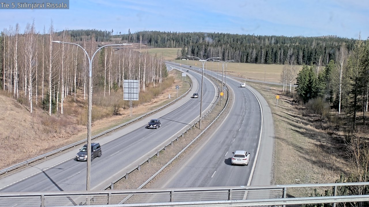 Weather Camera Image Väg 5 Siilinjärvi, Rissala, Siilinjärvi, Pohjois-Savo