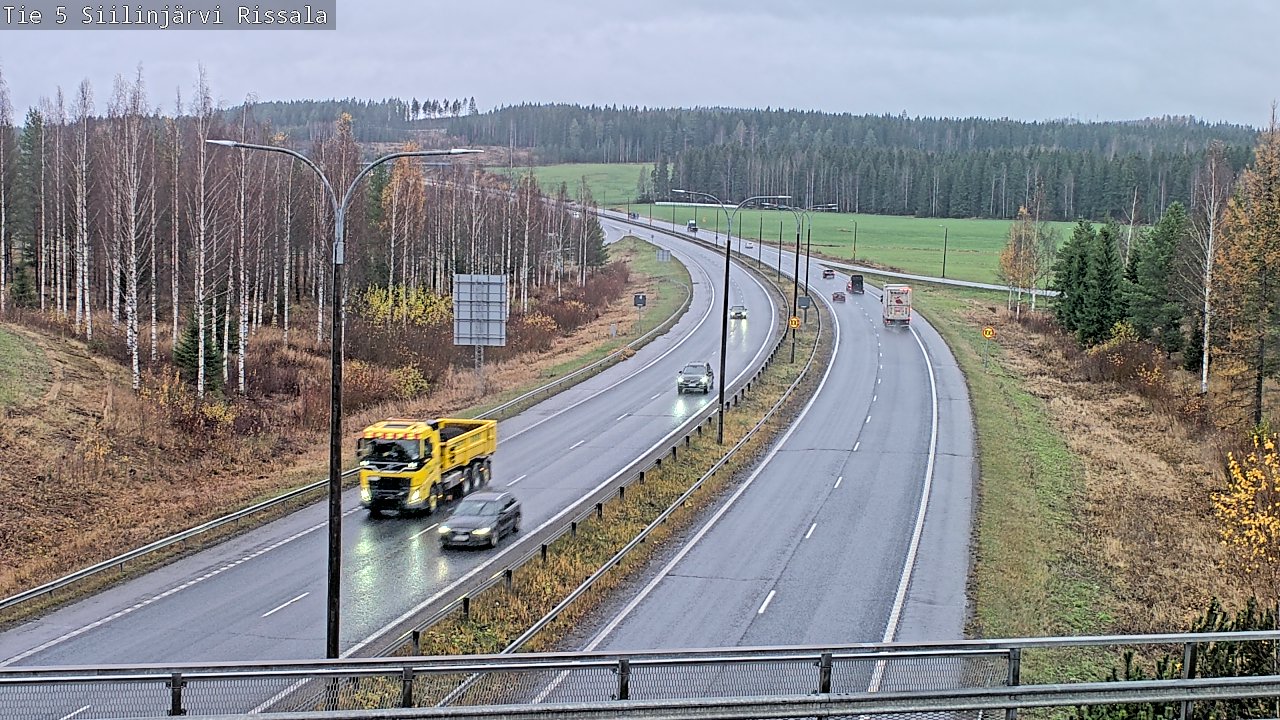 Weather Camera Image Väg 5 Siilinjärvi, Rissala, Siilinjärvi, Pohjois-Savo