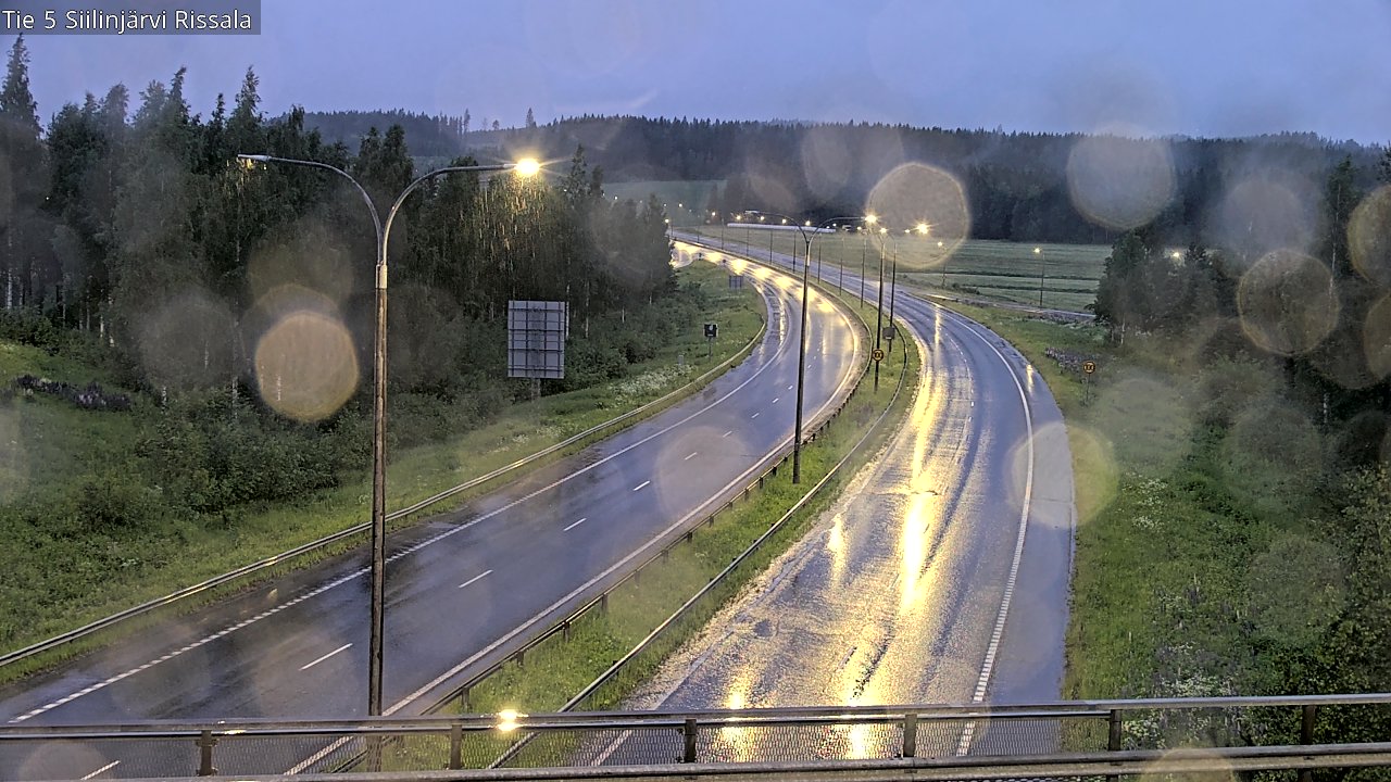 Weather Camera Image Road 5 Siilinjärvi, Rissala, Siilinjärvi, Pohjois-Savo