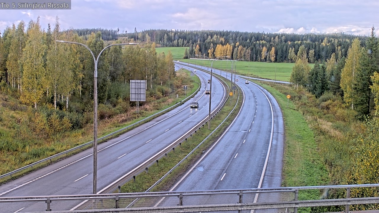 Weather Camera Image Road 5 Siilinjärvi, Rissala, Siilinjärvi, Pohjois-Savo