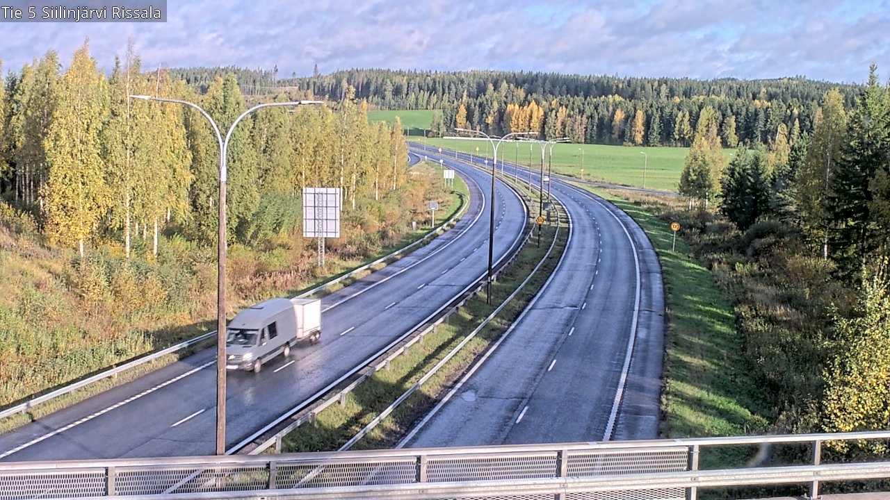 Weather Camera Image Road 5 Siilinjärvi, Rissala, Siilinjärvi, Pohjois-Savo