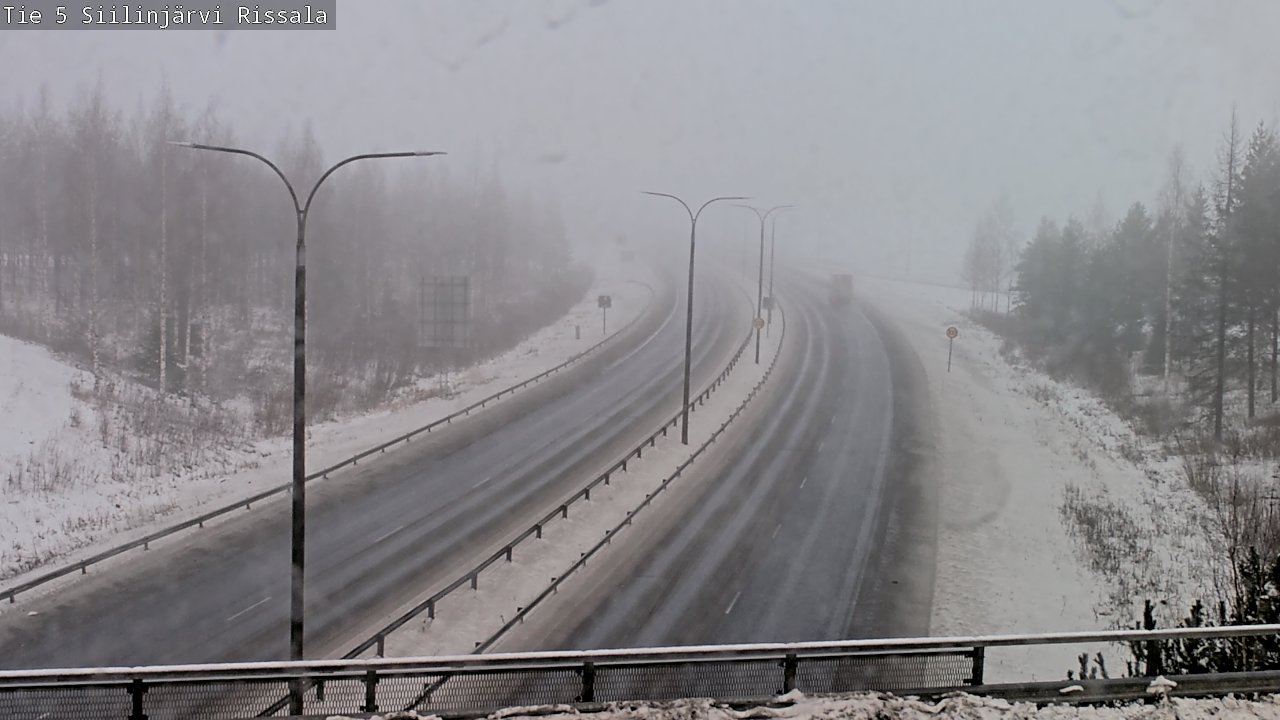 Weather Camera Image Road 5 Siilinjärvi, Rissala, Siilinjärvi, Pohjois-Savo