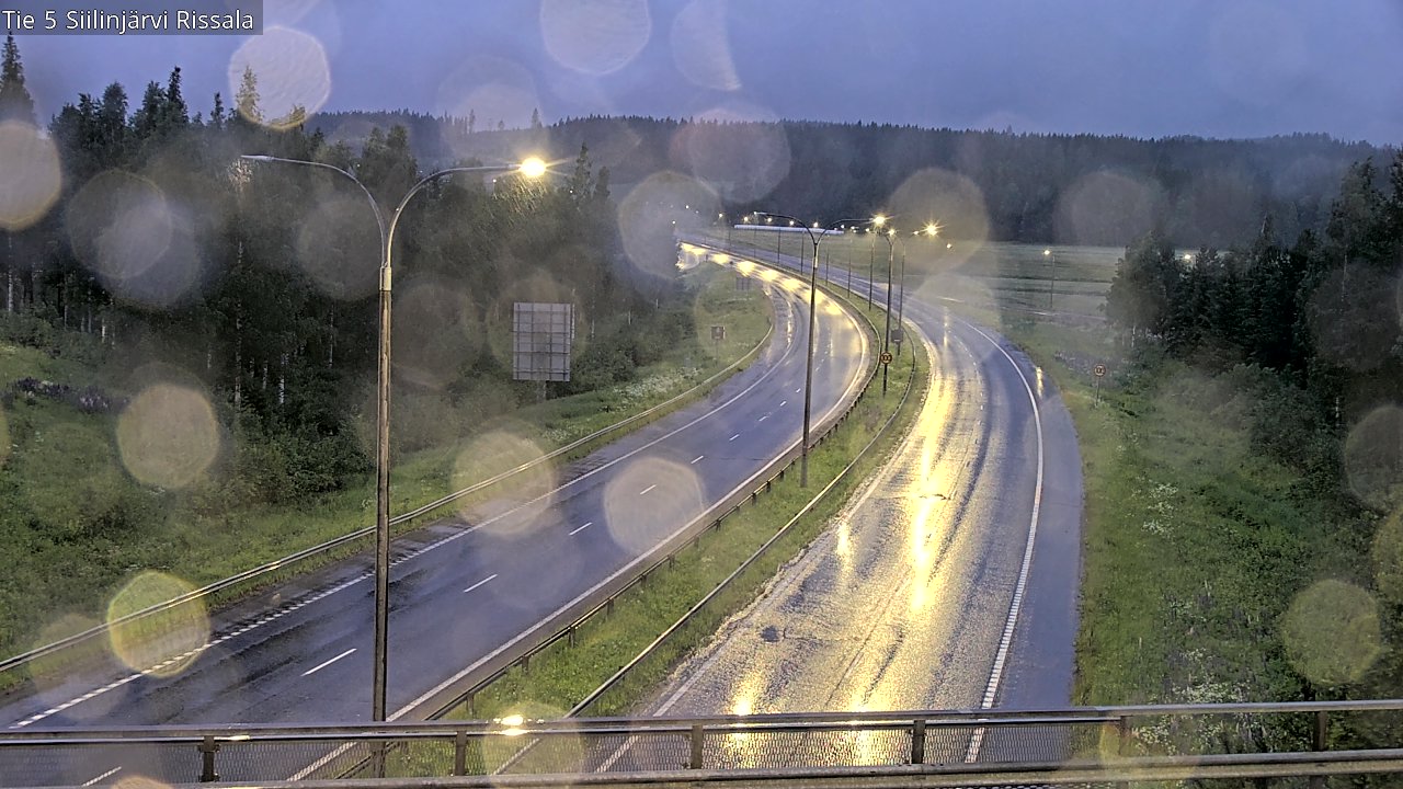 Weather Camera Image Road 5 Siilinjärvi, Rissala, Siilinjärvi, Pohjois-Savo