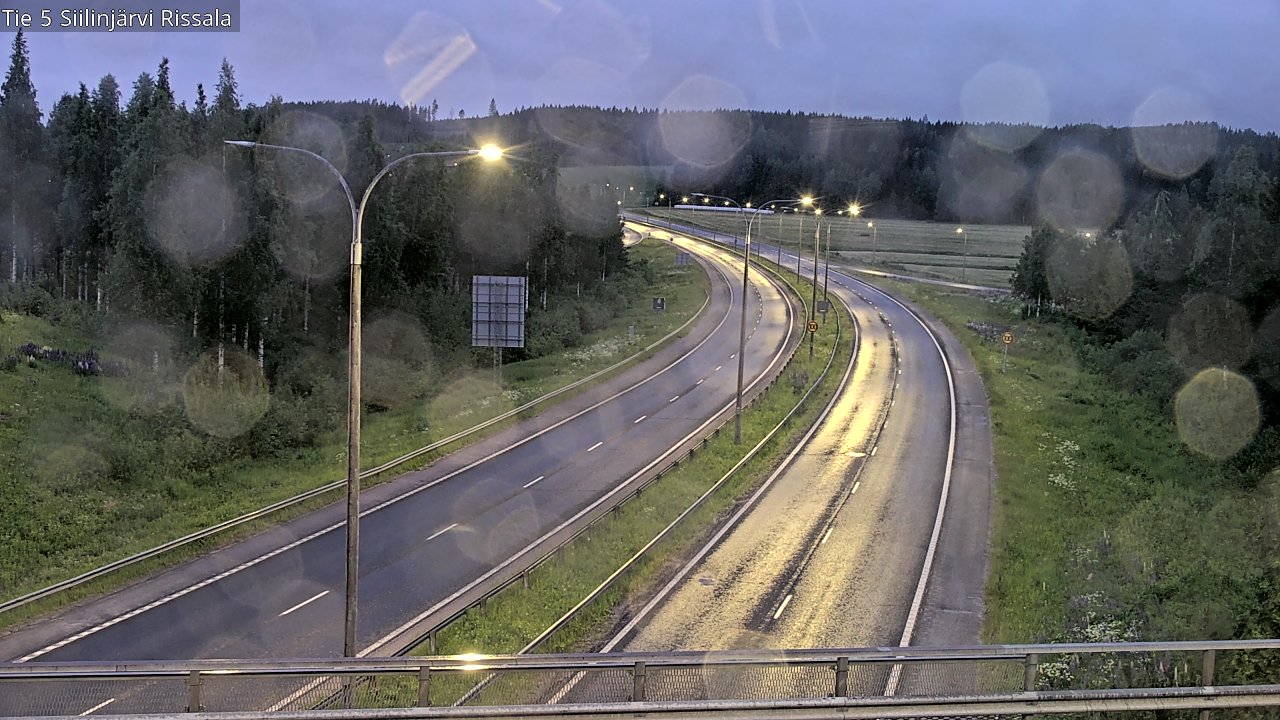 Weather Camera Image Road 5 Siilinjärvi, Rissala, Siilinjärvi, Pohjois-Savo