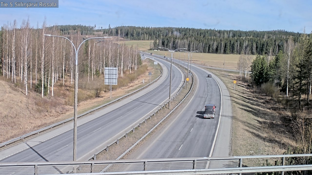 Weather Camera Image Väg 5 Siilinjärvi, Rissala, Siilinjärvi, Pohjois-Savo