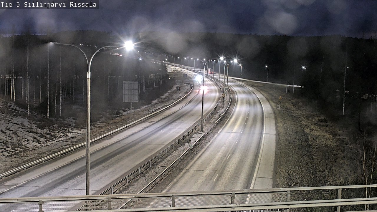 Weather Camera Image Road 5 Siilinjärvi, Rissala, Siilinjärvi, Pohjois-Savo