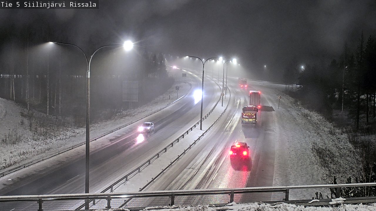 Weather Camera Image Road 5 Siilinjärvi, Rissala, Siilinjärvi, Pohjois-Savo