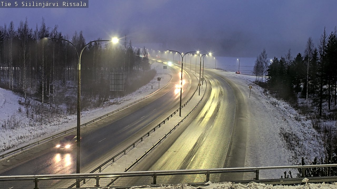 Weather Camera Image Road 5 Siilinjärvi, Rissala, Siilinjärvi, Pohjois-Savo