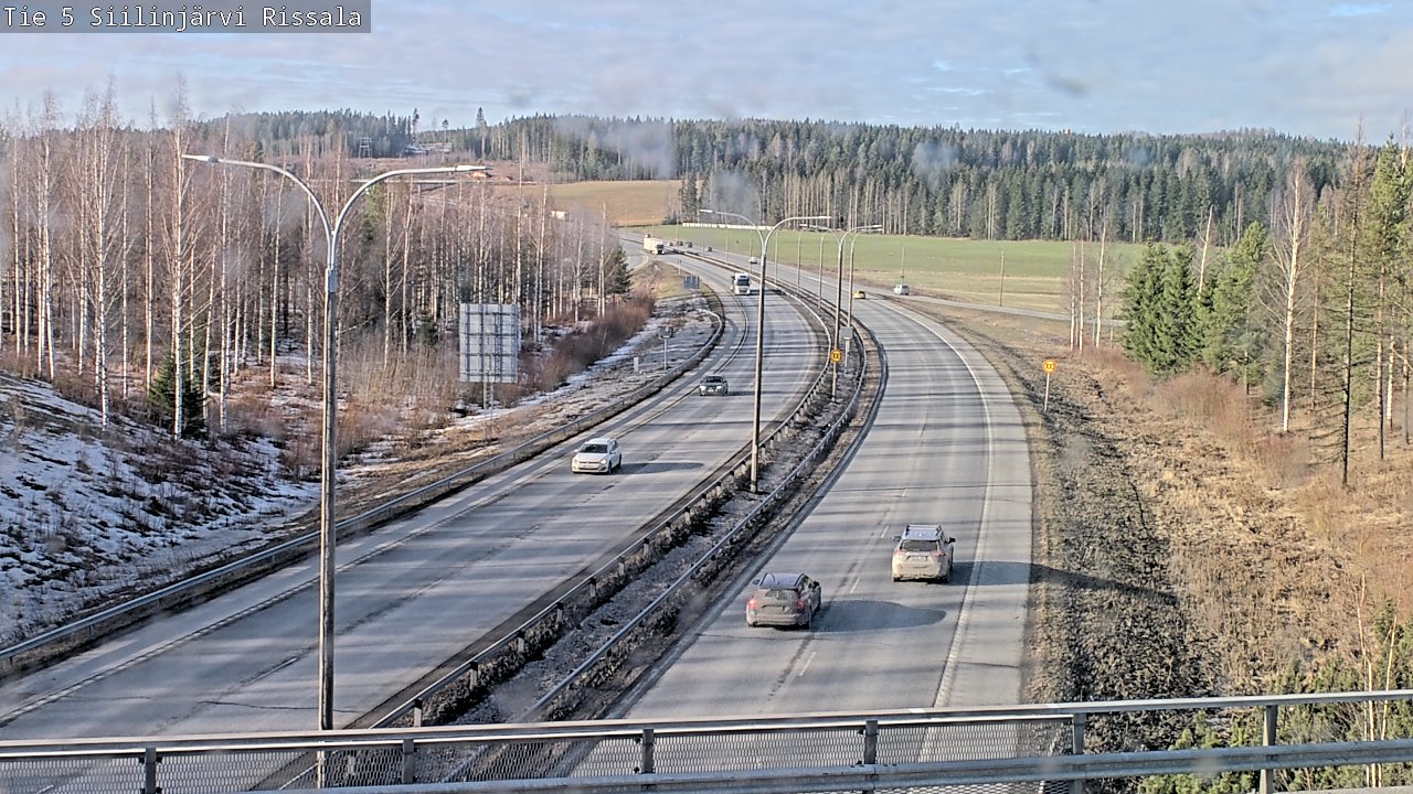 Weather Camera Image Road 5 Siilinjärvi, Rissala, Siilinjärvi, Pohjois-Savo