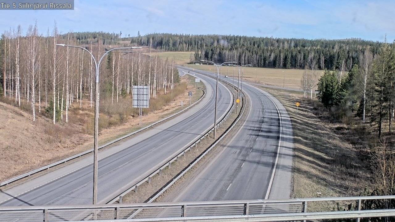 Weather Camera Image Väg 5 Siilinjärvi, Rissala, Siilinjärvi, Pohjois-Savo