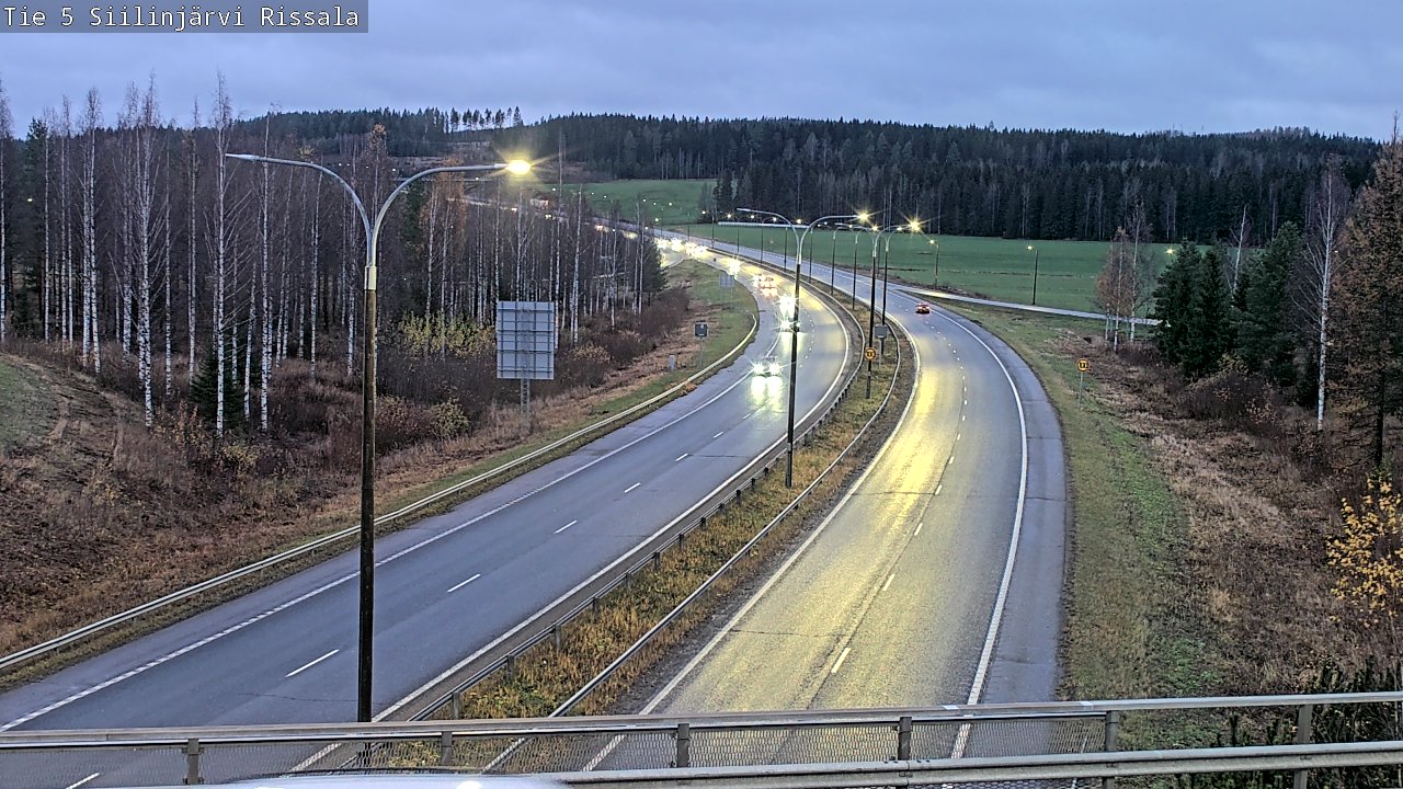 Weather Camera Image Väg 5 Siilinjärvi, Rissala, Siilinjärvi, Pohjois-Savo