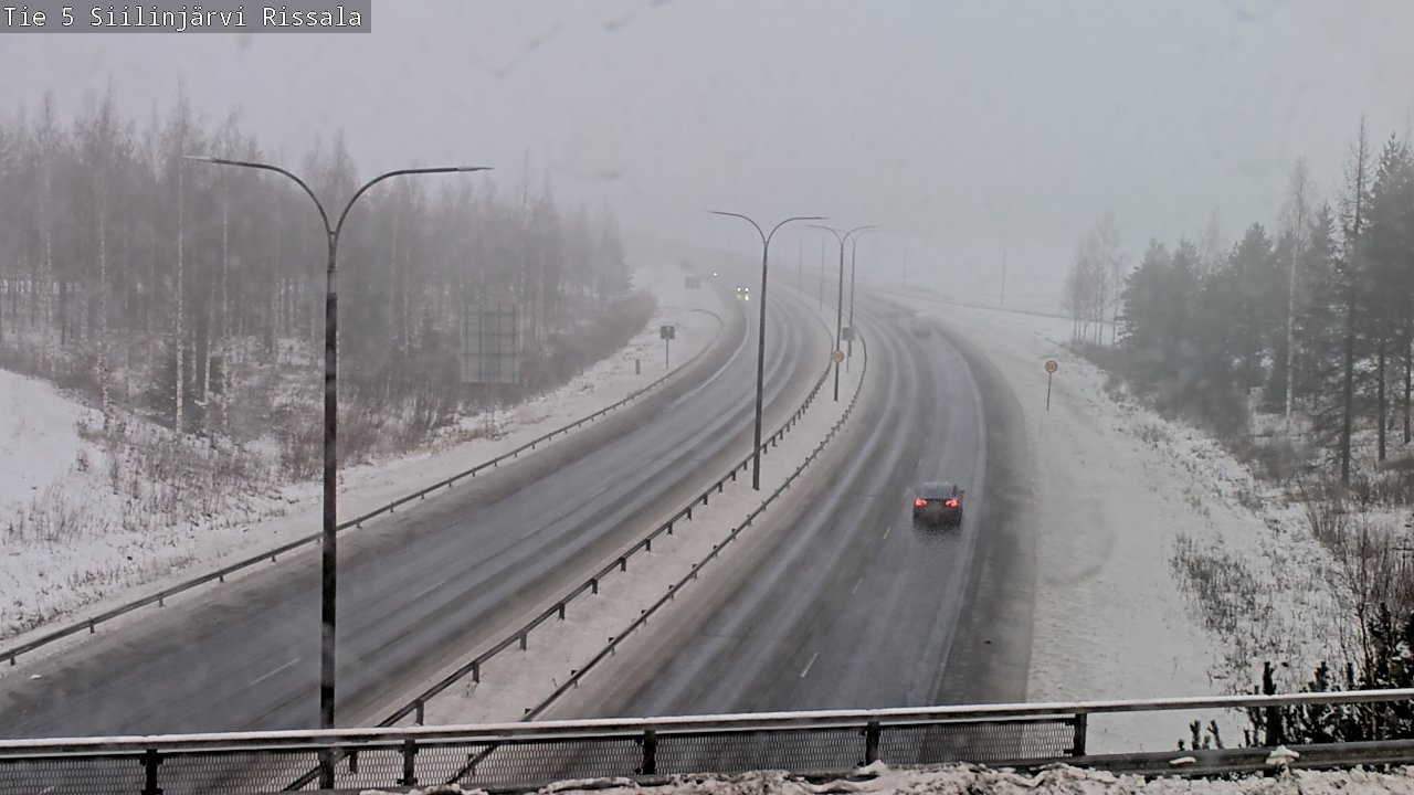 Weather Camera Image Road 5 Siilinjärvi, Rissala, Siilinjärvi, Pohjois-Savo