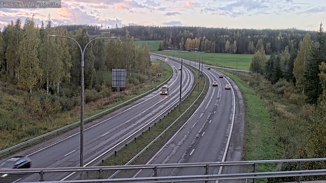 Weather Camera Image Road 5 Siilinjärvi, Rissala, Siilinjärvi, Pohjois-Savo