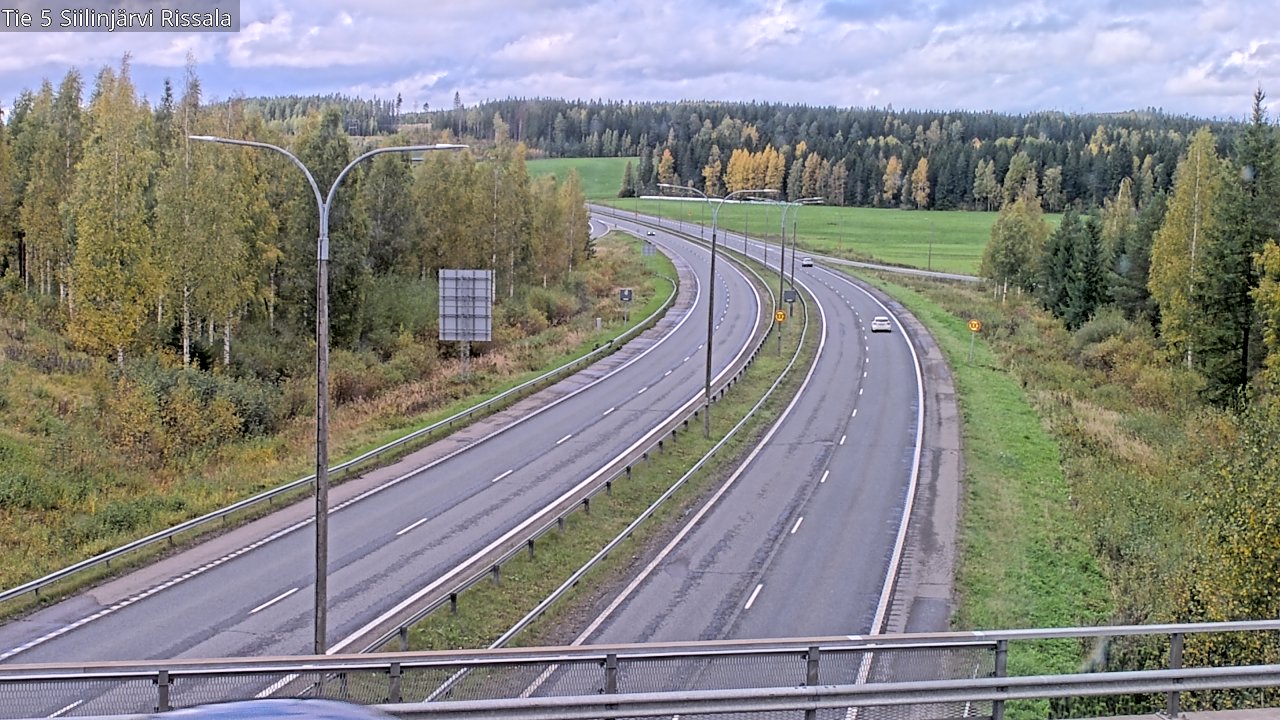 Weather Camera Image Road 5 Siilinjärvi, Rissala, Siilinjärvi, Pohjois-Savo