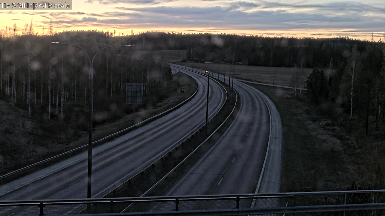 Weather Camera Image Väg 5 Siilinjärvi, Rissala, Siilinjärvi, Pohjois-Savo