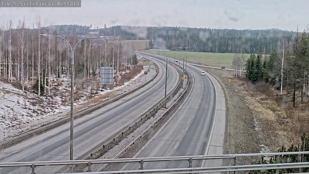 Weather Camera Image Road 5 Siilinjärvi, Rissala, Siilinjärvi, Pohjois-Savo