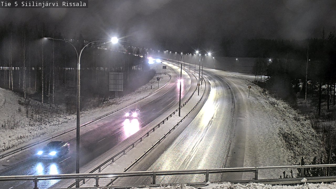 Weather Camera Image Road 5 Siilinjärvi, Rissala, Siilinjärvi, Pohjois-Savo