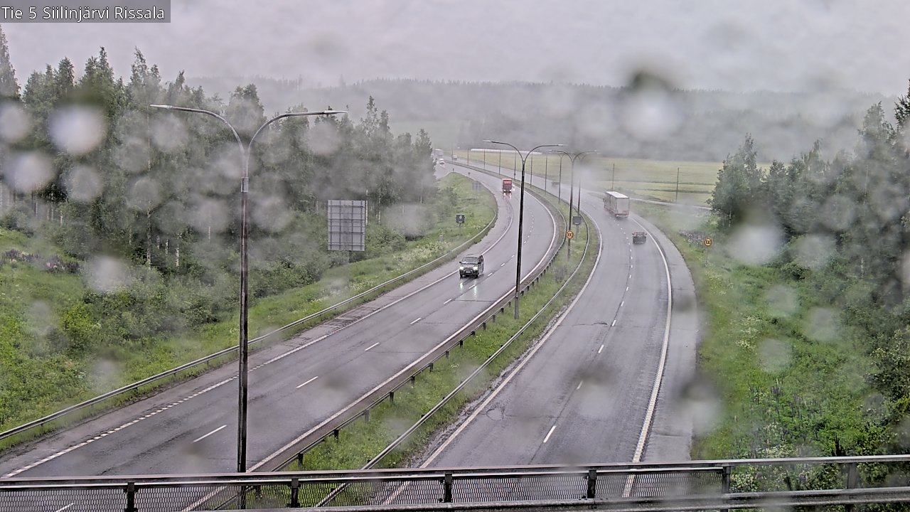 Weather Camera Image Väg 5 Siilinjärvi, Rissala, Siilinjärvi, Pohjois-Savo