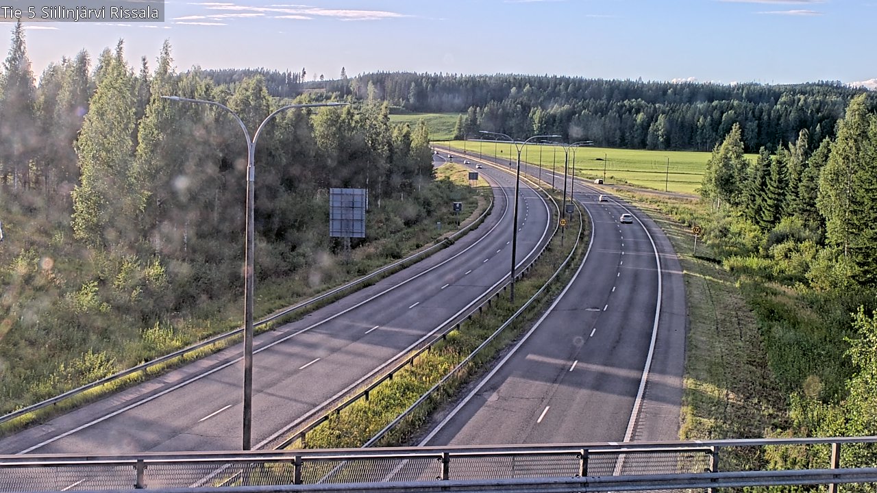 Weather Camera Image Road 5 Siilinjärvi, Rissala, Siilinjärvi, Pohjois-Savo