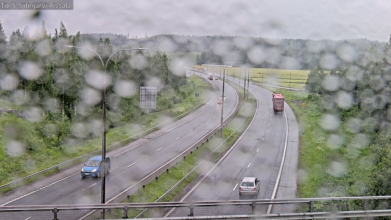 Weather Camera Image Väg 5 Siilinjärvi, Rissala, Siilinjärvi, Pohjois-Savo