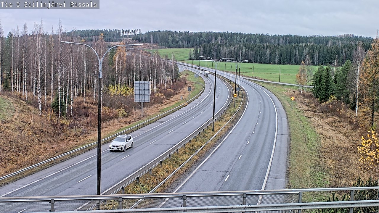 Weather Camera Image Väg 5 Siilinjärvi, Rissala, Siilinjärvi, Pohjois-Savo