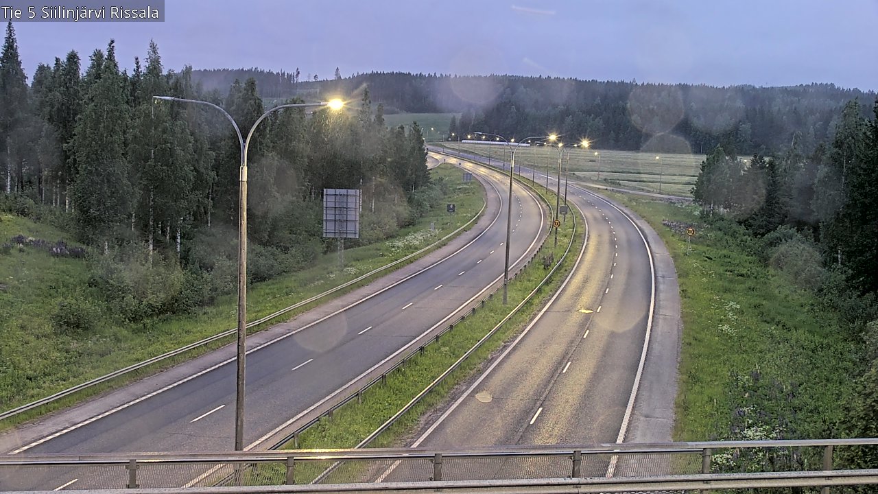 Weather Camera Image Road 5 Siilinjärvi, Rissala, Siilinjärvi, Pohjois-Savo