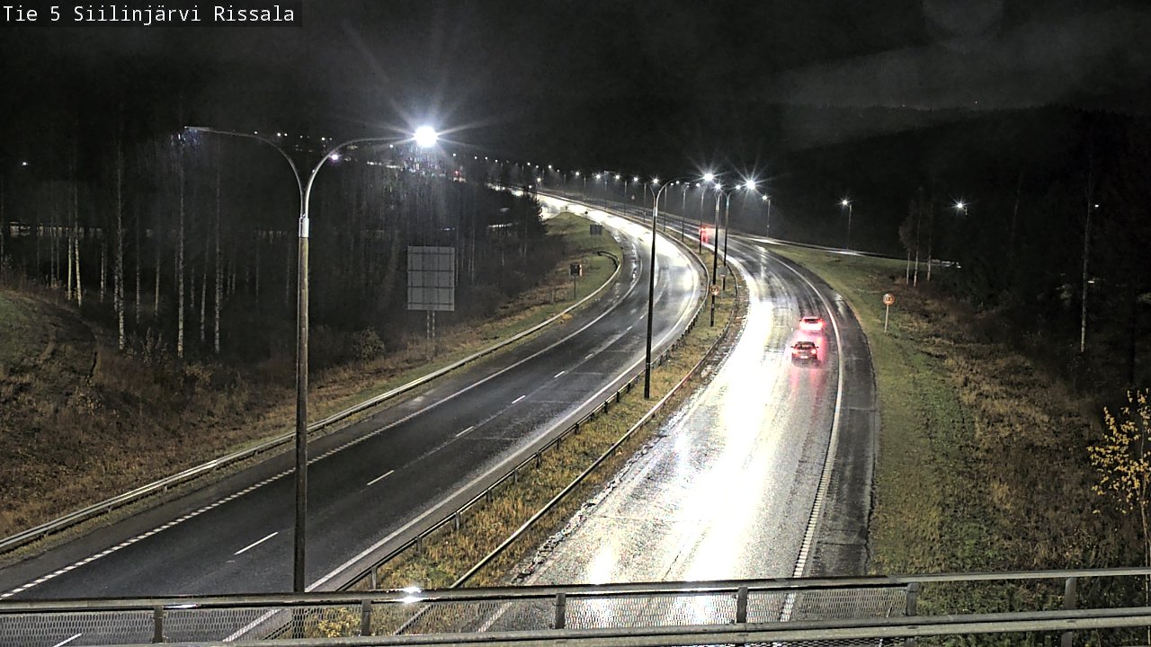 Weather Camera Image Road 5 Siilinjärvi, Rissala, Siilinjärvi, Pohjois-Savo