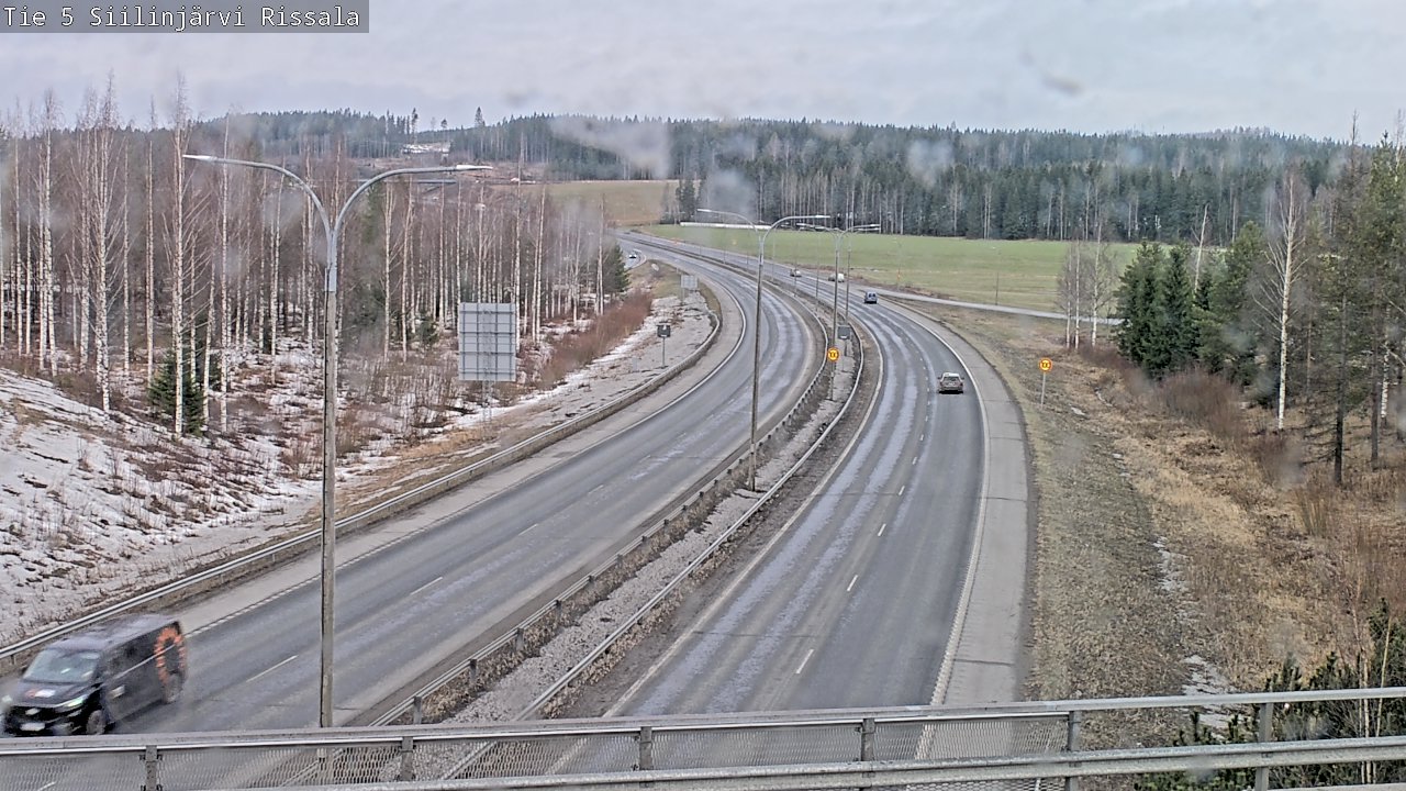 Weather Camera Image Road 5 Siilinjärvi, Rissala, Siilinjärvi, Pohjois-Savo